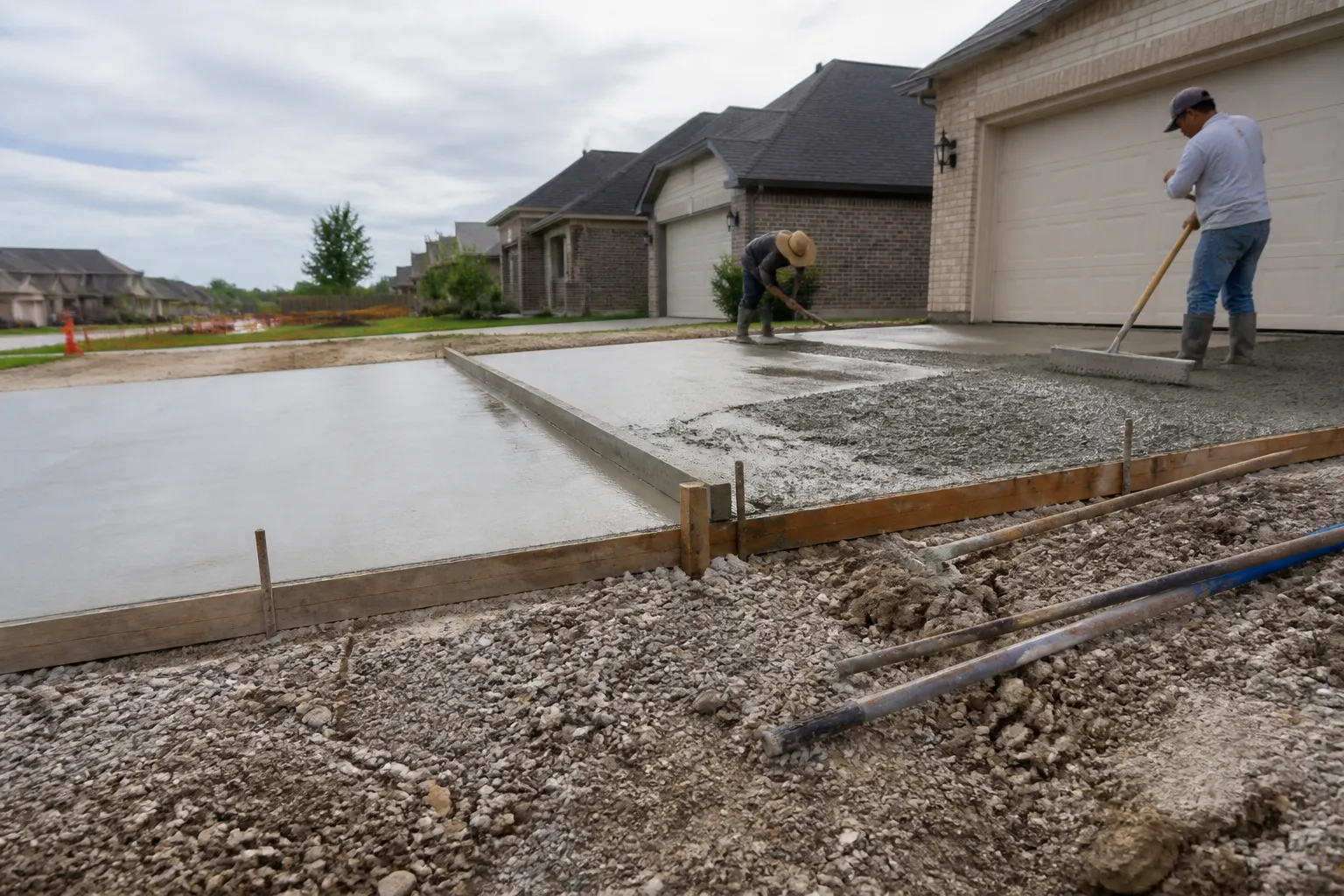 Active Concrete Driveway Installation