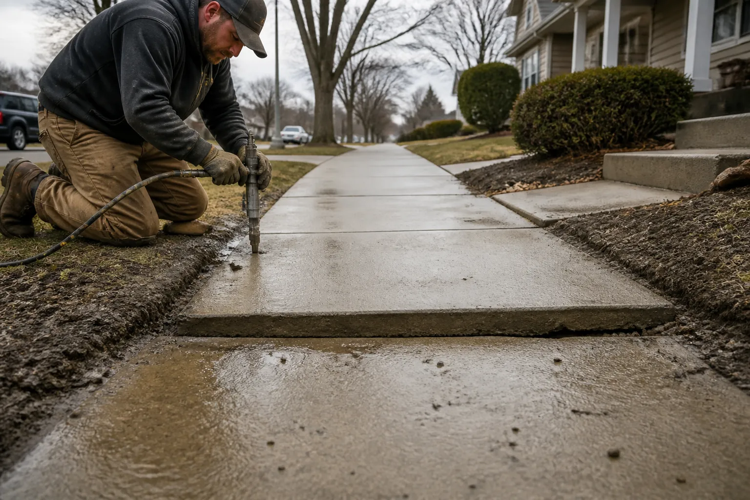Concrete Leveling Work