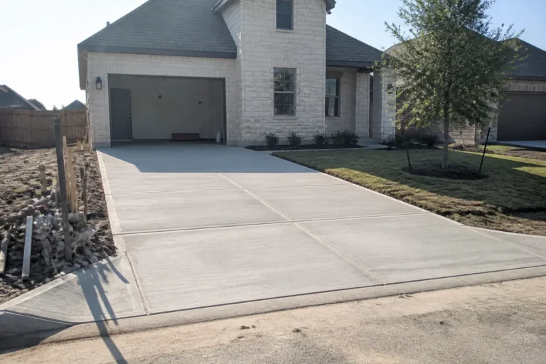 What a Concrete Driveway Costs in Katy