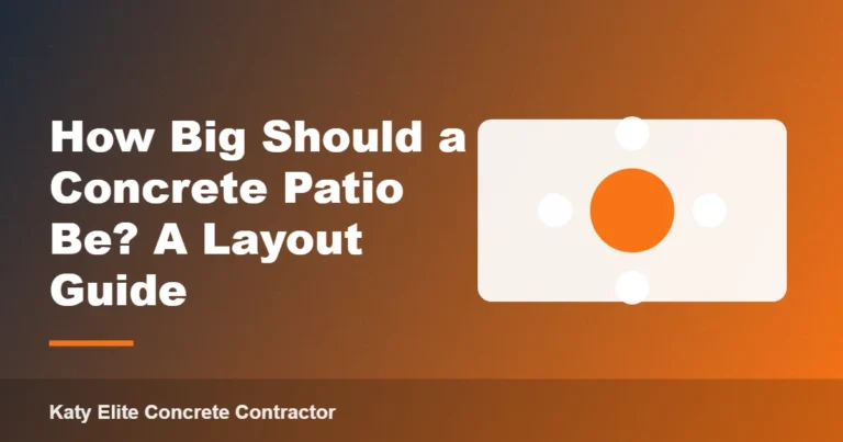 How Big Should a Concrete Patio Be? A Layout Guide