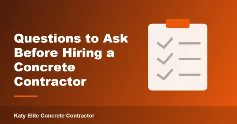 Questions to Ask Before Hiring a Concrete Contractor